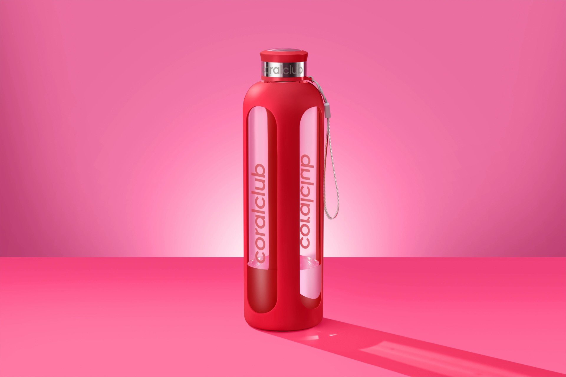 Clear Water glass bottle